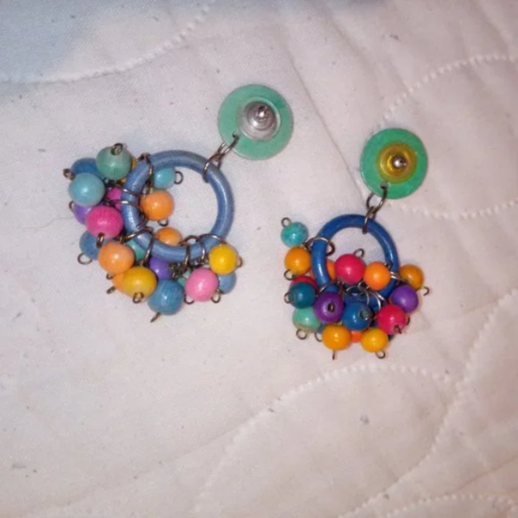Multi-Colored Earring Set